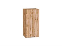 Шкаф верхний с 1-ой дверцей Флэт Дуб Вотан, Wotan Oak 2S, 720, 350 В*Ш*Г 716*350*318, фасад ЛДСП  Wotan Oak 2S, корпус  Дуб Вотан ms2510VVT_65167