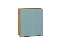Шкаф верхний с 2-мя дверцами Флэт Дуб Вотан, Grey-green In 2S, 720, 600 В*Ш*Г 716*600*318, фасад ЛДСП  Grey-green In 2S, корпус  Дуб Вотан ms2510VVT_62465