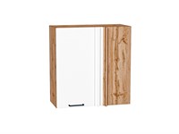 Шкаф верхний прямой угловой Флэт Дуб Вотан, White In 2S, 720 В*Ш*Г 716*700*345, фасад ЛДСП  White In 2S, корпус  Дуб Вотан ms2510VVT_62397