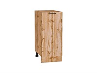 Шкаф нижний с 1-ой дверцей Флэт Дуб Вотан, Wotan Oak 2S, 350 В*Ш*Г 816*350*478, фасад ЛДСП  Wotan Oak 2S, корпус  Дуб Вотан ms2510VVT_65187