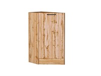 Шкаф нижний торцевой Флэт Дуб Вотан, Wotan Oak 2S В*Ш*Г 816*296*552, фасад ЛДСП  Wotan Oak 2S, корпус  Дуб Вотан ms2510VVT_62602