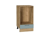 Шкаф нижний под духовку Флэт Дуб Вотан, Grey-green In 2S, 450 В*Ш*Г 816*450*476, фасад ЛДСП  Grey-green In 2S, корпус  Дуб Вотан ms2510VVT_67104