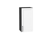 Шкаф верхний с 1-ой дверцей Сканди Graphite, White Silkwood, 720, 350 В*Ш*Г 716*350*320, фасад МДФ  White Silkwood, корпус  Graphite ms2510VVT_70181