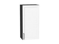 Шкаф верхний с 1-ой дверцей Сканди Graphite, White Silkwood, 920, 450 В*Ш*Г 920*450*320, фасад МДФ  White Silkwood, корпус  Graphite ms2510VVT_70201