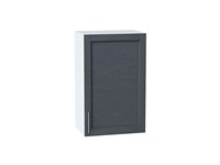 Шкаф верхний с 1-ой дверцей Сканди Белый, Graphite Softwood, 720, 450 В*Ш*Г 716*450*320, фасад МДФ  Graphite Softwood, корпус  Белый ms2510VVT_41336