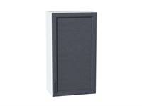 Шкаф верхний с 1-ой дверцей Сканди Белый, Graphite Softwood, 920, 500 В*Ш*Г 920*500*320, фасад МДФ  Graphite Softwood, корпус  Белый ms2510VVT_41402