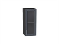 Шкаф верхний с 1-ой остекленной дверцей Сканди Graphite, Graphite Softwood, 720, 300 В*Ш*Г 716*300*320, фасад МДФ/Стекло  Graphite Softwood, корпус  Graphite ms2510VVT_41440