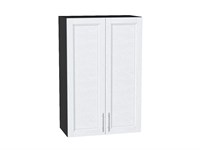 Шкаф верхний с 2-мя дверцами Сканди Graphite, White Softwood, 920, 600 В*Ш*Г 920*600*320, фасад МДФ  White Softwood, корпус  Graphite ms2510VVT_56179