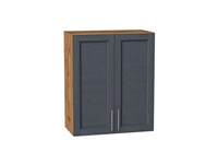 Шкаф верхний с 2-мя дверцами Сканди Дуб Вотан, Graphite Softwood, 720, 600 В*Ш*Г 716*600*320, фасад МДФ  Graphite Softwood, корпус  Дуб Вотан ms2510VVT_62937