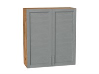 Шкаф верхний с 2-мя дверцами Сканди Дуб Вотан, Grey Softwood, 920, 800 В*Ш*Г 920*800*320, фасад МДФ  Grey Softwood, корпус  Дуб Вотан ms2510VVT_62950