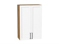 Шкаф верхний с 2-мя дверцами Сканди Дуб Вотан, White Silkwood, 920, 600 В*Ш*Г 920*600*320, фасад МДФ  White Silkwood, корпус  Дуб Вотан ms2510VVT_70210