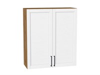 Шкаф верхний с 2-мя дверцами Сканди Дуб Вотан, White Silkwood, 920, 800 В*Ш*Г 920*800*320, фасад МДФ  White Silkwood, корпус  Дуб Вотан ms2510VVT_70211