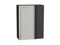 Шкаф верхний прямой угловой Сканди Graphite, Cappuccino Softwood, 920 В*Ш*Г 920*700*345, фасад МДФ  Cappuccino Softwood, корпус  Graphite ms2510VVT_60293