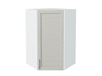 Шкаф верхний угловой Сканди Белый, Cappuccino Softwood, 920 В*Ш*Г 920*600*600, фасад МДФ  Cappuccino Softwood, корпус  Белый ms2510VVT_41690
