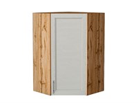 Шкаф верхний угловой Сканди Дуб Вотан, Cappuccino Softwood, 920 В*Ш*Г 920*600*600, фасад МДФ  Cappuccino Softwood, корпус  Дуб Вотан ms2510VVT_62977
