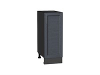 Шкаф нижний с 1-ой дверцей Сканди Graphite, Graphite Softwood, 300 В*Ш*Г 816*300*480, фасад МДФ  Graphite Softwood, корпус  Graphite ms2510VVT_41804