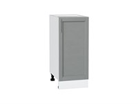Шкаф нижний с 1-ой дверцей Сканди Белый, Grey Softwood, 350 В*Ш*Г 816*350*480, фасад МДФ  Grey Softwood, корпус  Белый ms2510VVT_65222