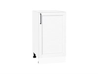 Шкаф нижний с 1-ой дверцей Сканди Белый, White Silkwood, 450 В*Ш*Г 816*450*480, фасад МДФ  White Silkwood, корпус  Белый ms2510VVT_70289