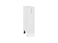 Шкаф нижний с 1-ой дверцей Сканди Белый, White Softwood, 200 В*Ш*Г 816*200*480, фасад МДФ  White Softwood, корпус  Белый ms2510VVT_66215