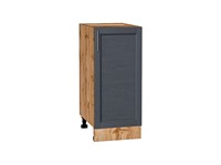 Шкаф нижний с 1-ой дверцей Сканди Дуб Вотан, Graphite Softwood, 350 В*Ш*Г 816*350*480, фасад МДФ  Graphite Softwood, корпус  Дуб Вотан ms2510VVT_65226