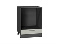 Шкаф нижний под духовку Сканди Graphite, Cappuccino Softwood, 600 В*Ш*Г 816*600*476, фасад МДФ  Cappuccino Softwood, корпус  Graphite ms2510VVT_42022