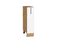 Шкаф нижний бутылочница Сканди Дуб Вотан, White Silkwood, 200 В*Ш*Г 816*200*480, фасад МДФ  White Silkwood, корпус  Дуб Вотан ms2510VVT_70267