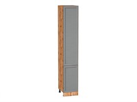 Шкаф пенал с 2-мя дверцами Сканди Дуб Вотан, Grey Softwood, 2340, 400 В*Ш*Г 2336*400*576, фасад МДФ  Grey Softwood, корпус  Дуб Вотан ms2510VVT_66163