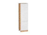 Шкаф пенал с 2-мя дверцами Сканди Дуб Вотан, White Softwood, 2140, 600 В*Ш*Г 2132*600*576, фасад МДФ  White Softwood, корпус  Дуб Вотан ms2510VVT_66154