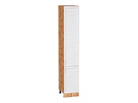 Шкаф пенал с 2-мя дверцами Сканди Дуб Вотан, White Softwood, 2340, 400 В*Ш*Г 2336*400*576, фасад МДФ  White Softwood, корпус  Дуб Вотан ms2510VVT_66155