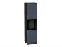 Шкаф пенал с 2-мя дверцами под технику Сканди Graphite, Graphite Softwood, 2340 В*Ш*Г 2336*600*576, фасад МДФ  Graphite Softwood, корпус  Graphite ms2510VVT_42330