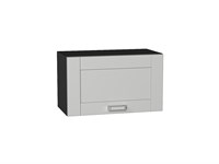 Шкаф верхний горизонтальный Лофт Graphite, Grey Silk, 360, 600 В*Ш*Г 358*600*320, фасад МДФ  Grey Silk, корпус  Graphite ms2510VVT_69546