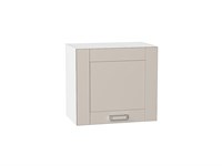 Шкаф верхний горизонтальный Лофт Белый, Cream Silk, 460, 500 В*Ш*Г 458*500*320, фасад МДФ  Cream Silk, корпус  Белый ms2510VVT_71737