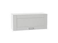 Шкаф верхний горизонтальный Лофт Белый, Grey Silk, 360, 800 В*Ш*Г 358*800*320, фасад МДФ  Grey Silk, корпус  Белый ms2510VVT_69541