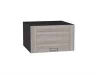 Шкаф верхний горизонтальный глубокий Лофт Graphite, Cappuccino Veralinga, 600 В*Ш*Г 358*600*576, фасад МДФ  Cappuccino Veralinga, корпус  Graphite ms2510VVT_45182