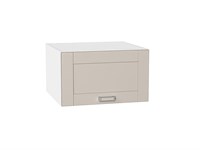 Шкаф верхний горизонтальный глубокий Лофт Белый, Cream Silk, 600 В*Ш*Г 358*600*576, фасад МДФ  Cream Silk, корпус  Белый ms2510VVT_71393