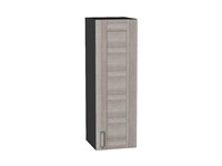 Шкаф верхний с 1-ой дверцей Лофт Graphite, Cappuccino Veralinga, 920, 300 В*Ш*Г 920*300*320, фасад МДФ  Cappuccino Veralinga, корпус  Graphite ms2510VVT_40214