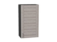 Шкаф верхний с 1-ой дверцей Лофт Graphite, Cappuccino Veralinga, 920, 500 В*Ш*Г 920*500*320, фасад МДФ  Cappuccino Veralinga, корпус  Graphite ms2510VVT_40235