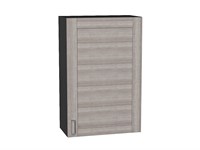 Шкаф верхний с 1-ой дверцей Лофт Graphite, Cappuccino Veralinga, 920, 600 В*Ш*Г 920*600*320, фасад МДФ  Cappuccino Veralinga, корпус  Graphite ms2510VVT_41094