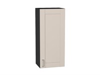 Шкаф верхний с 1-ой дверцей Лофт Graphite, Cream Silk, 920, 400 В*Ш*Г 920*400*320, фасад МДФ  Cream Silk, корпус  Graphite ms2510VVT_71478