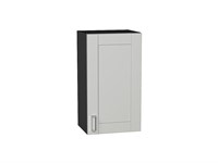 Шкаф верхний с 1-ой дверцей Лофт Graphite, Grey Silk, 720, 400 В*Ш*Г 716*400*320, фасад МДФ  Grey Silk, корпус  Graphite ms2510VVT_69598