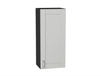 Шкаф верхний с 1-ой дверцей Лофт Graphite, Grey Silk, 920, 400 В*Ш*Г 920*400*320, фасад МДФ  Grey Silk, корпус  Graphite ms2510VVT_69603