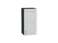 Шкаф верхний с 1-ой дверцей Лофт Graphite, Nordic Oak, 720, 350 В*Ш*Г 716*350*320, фасад МДФ  Nordic Oak, корпус  Graphite ms2510VVT_65244