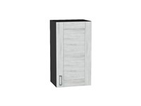 Шкаф верхний с 1-ой дверцей Лофт Graphite, Nordic Oak, 720, 400 В*Ш*Г 716*400*320, фасад МДФ  Nordic Oak, корпус  Graphite ms2510VVT_35946