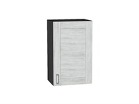 Шкаф верхний с 1-ой дверцей Лофт Graphite, Nordic Oak, 720, 450 В*Ш*Г 716*450*320, фасад МДФ  Nordic Oak, корпус  Graphite ms2510VVT_39677