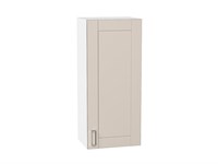 Шкаф верхний с 1-ой дверцей Лофт Белый, Cream Silk, 920, 400 В*Ш*Г 920*400*320, фасад МДФ  Cream Silk, корпус  Белый ms2510VVT_71442