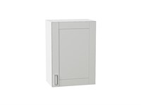 Шкаф верхний с 1-ой дверцей Лофт Белый, Grey Silk, 720, 500 В*Ш*Г 716*500*320, фасад МДФ  Grey Silk, корпус  Белый ms2510VVT_69576