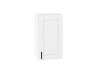 Шкаф верхний с 1-ой дверцей Лофт Белый, Super White, 720, 400 В*Ш*Г 716*400*320, фасад МДФ  Super White, корпус  Белый ms2510VVT_55161
