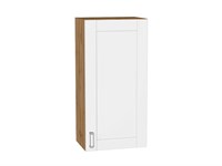 Шкаф верхний с 1-ой дверцей Лофт Дуб Вотан, White Silk, 920, 450 В*Ш*Г 920*450*320, фасад МДФ  White Silk, корпус  Дуб Вотан ms2510VVT_63167