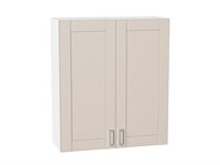 Шкаф верхний с 2-мя дверцами Лофт Белый, Cream Silk, 920, 800 В*Ш*Г 920*800*320, фасад МДФ  Cream Silk, корпус  Белый ms2510VVT_71449