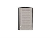 Шкаф верхний торцевой Лофт Graphite, Cappuccino Veralinga, 720 В*Ш*Г 716*300*306, фасад МДФ  Cappuccino Veralinga, корпус  Graphite ms2510VVT_48904